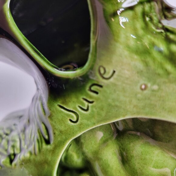 Vintage Hobbyist Ceramic Green Christmas Tree Shaped Decor or Candy Dish - Picture 8 of 8